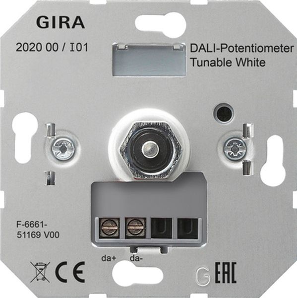 Gira 202000 DALI Potentiometer Tunable WH Einsatz