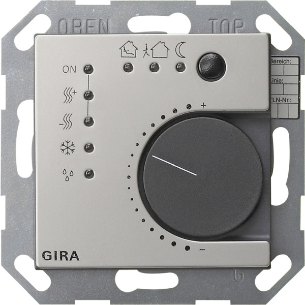 Gira 2100600 Stetigregler mit Tasterschnittstelle 4-fach für KNX System 55 Edelstahl
