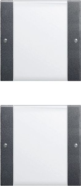 Gira 213228 Wippenset 2f (1+1) BSF System 55 Klar/Anthrazit
