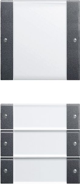Gira 213428 Wippenset 4f (1+3) BSF System 55 Klar/Anthrazit