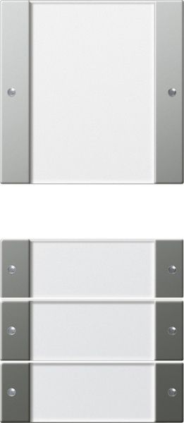 Gira 2134600 Wippenset 4f (1+3) BSF System 55 Klar/Edelstahl
