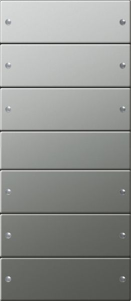 Gira 2136601 Wippenset 6f (3+3) System 55 Edelstahl