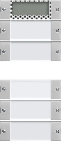 Gira 2145015 Wippenset 5f Plus (2+3) BSF System 55 Klar/Grau m