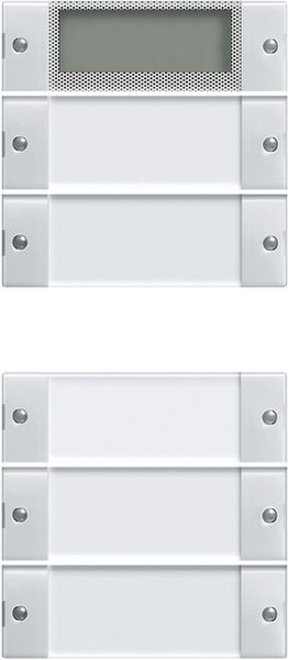 Gira 214503 Wippenset 5f Plus (2+3) BSF System 55 Klar/Reinweiß