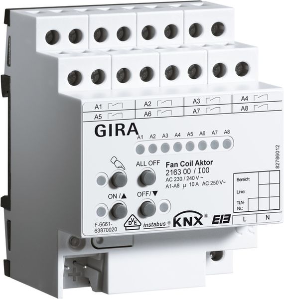 Gira 216300 Fan Coil Aktor für KNX