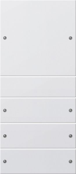 Gira 218403 Wippenset 4f (1+3) System 55 Reinweiß(lack.)