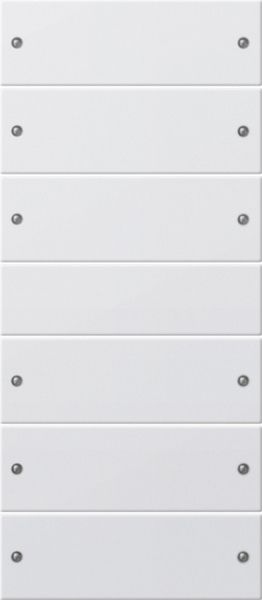 Gira 218627 Wippenset 6f (3+3) System 55 Reinweiß m(lack.)