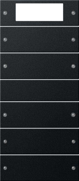 Gira 2195005 Wippenset 5f Plus (2+3) System 55 Schwarz m(lack.)