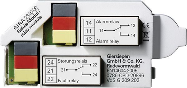 Gira 234000 Relaismodul für Rauchwarnmelder Dual