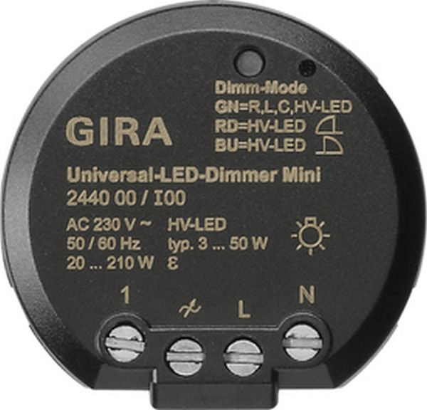 Gira 244000 System 3000 Universal-LED-Dimmer Mini