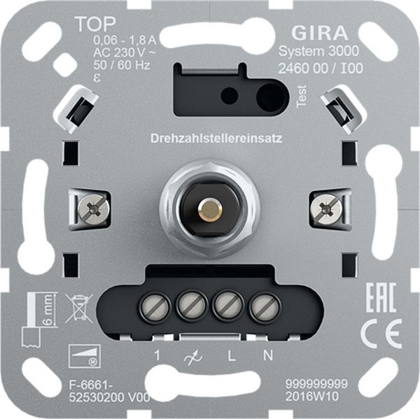 Gira 246000 S3000 Drehzahlstellereins. Einsatz