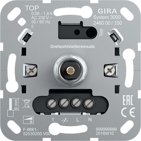 Gira 246000 System 3000 Drehzahlstellereinsatz