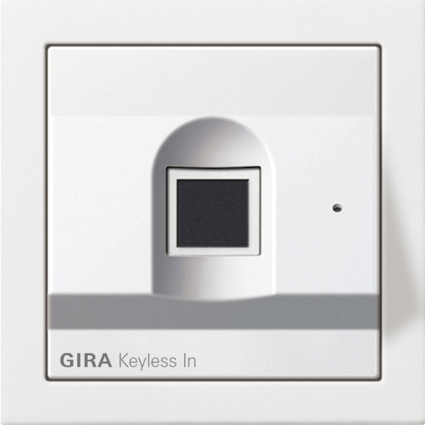 Gira 2617112 Keyless In Fingerprint-Leseeinheit Reinweiß glänzend