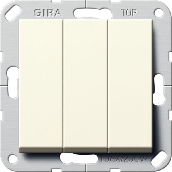 Gira 283201 Wippschalter BS 3f AusWe System 55 Cremeweiß