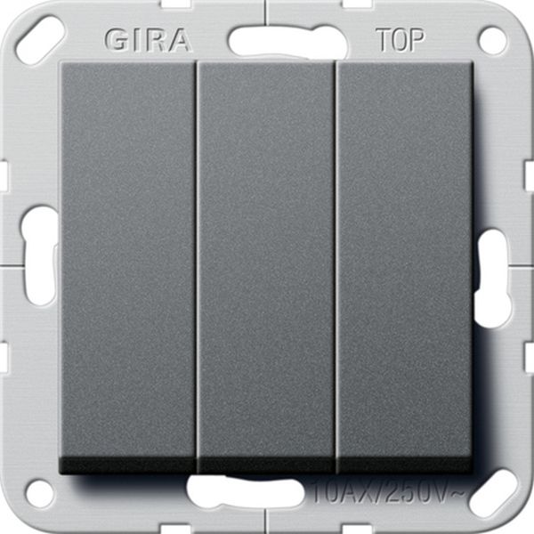 Gira 283228 Wippschalter 3f Wechselsch. System 55 Anthrazit
