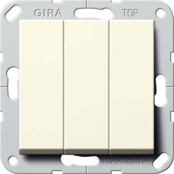Gira 284401 Wipptaster BS 3f Schließer System 55 Cremeweiß