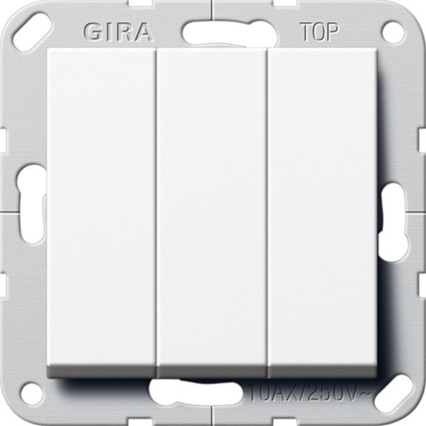 Gira 284403 Wipptaster BS 3f Schließer System 55 Reinweiß