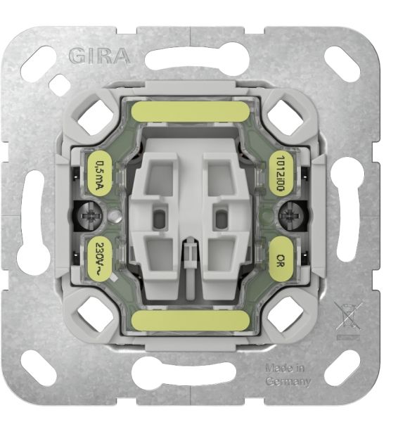 Gira 382200 Wipp-Kontroll Aus 2-p o.Kr. Einsatz