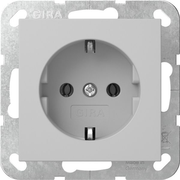 Gira 4180015 SCHUKO-Steckd. SRK System 55 Grau m