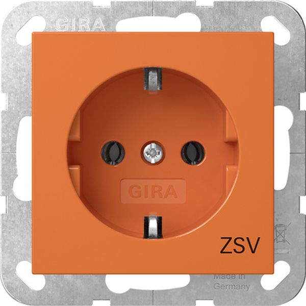 Gira 4188109 SCHUKO-Steckd. ZSV System 55 Orange