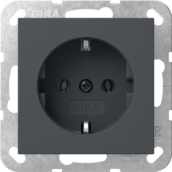Gira 418828 SCHUKO-Steckd. System 55 Anthrazit