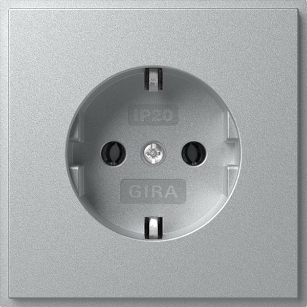 Gira 418865 Schuko-Steckdose 16A 250V (IP20) TX_44 Farbe Alu