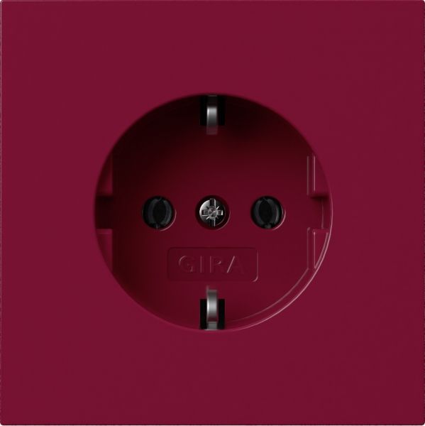 Gira 4188708 SCHUKO-Steckd. WSV Flächenschalter Rot
