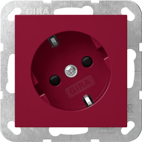 Gira 4418108 SCHUKO-Steckd. 30° + SP WSV System 55 Rot