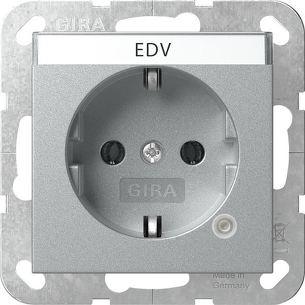 Gira 445226 SCHUKO-Steckd. Kontroll + BSF System 55 F Alu