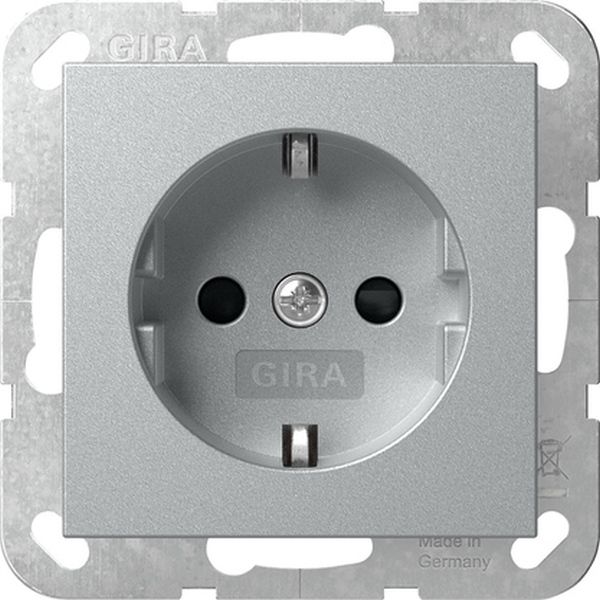 Gira 445326 SCHUKO-Steckd. SP System 55 F Alu