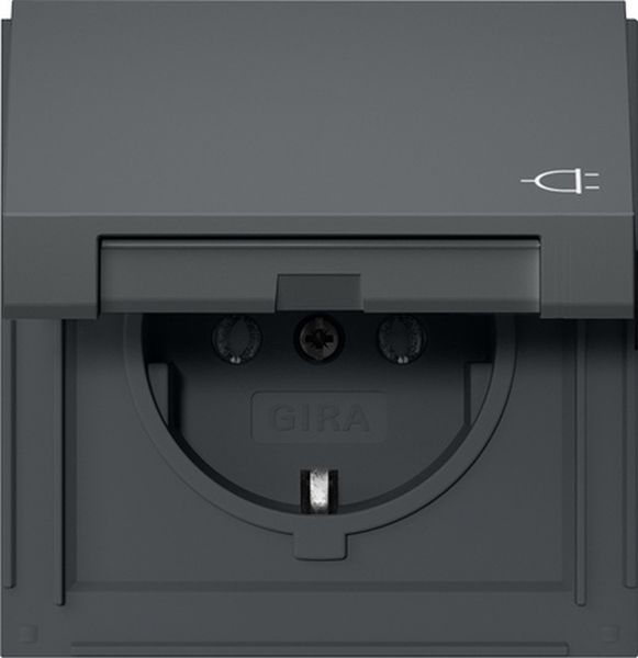 Gira 445467 SCHUKO-Steckd. KD Gira TX_44 Anthrazit