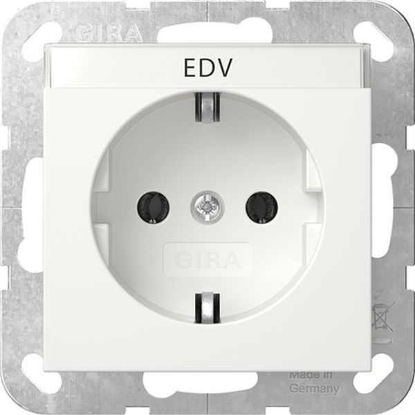 Gira 445703 SCHUKO-Steckd. BSF System 55 Reinweiß