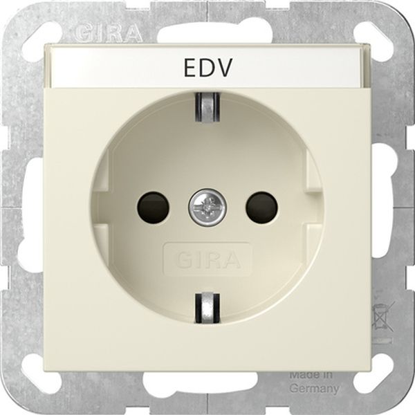 Gira 446201 SCHUKO-Steckd. BSF + SP System 55 Cremeweiß