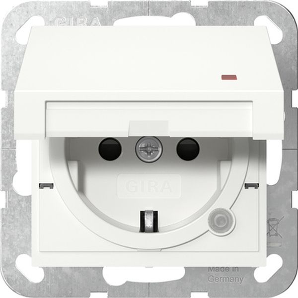 Gira 455227 SCHUKO-Steckd. KD Kontroll + SP System 55 Reinweiß m