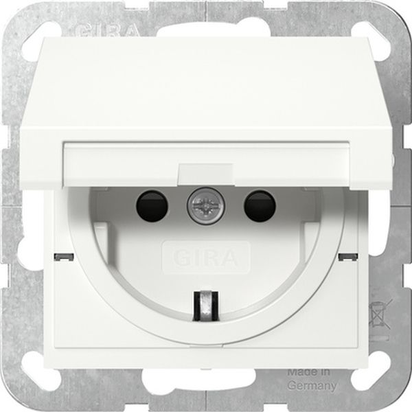 Gira 475427 SCHUKO-Steckd. KD + SP SRK System 55 Reinweiß m