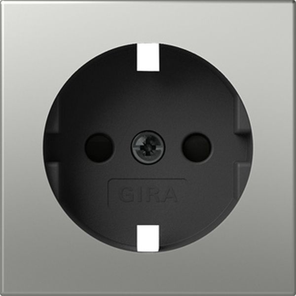 Gira 4921600 Abd. SCHUKO-Steckd. SP System 55 Edelstahl