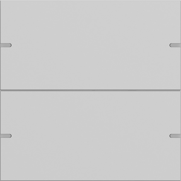 Gira 5022915 Wippenset 2-fach für Tastsensor 4 Grau matt (lackiert)