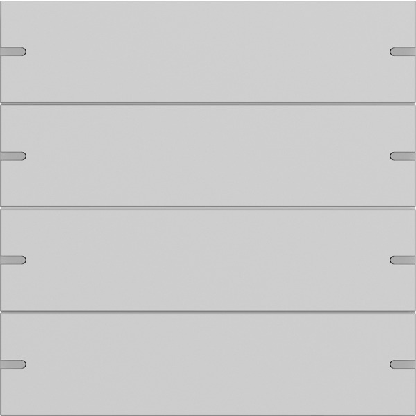 Gira 5024915 Wippenset 4-fach für Tastsensor 4 Grau matt (lackiert)