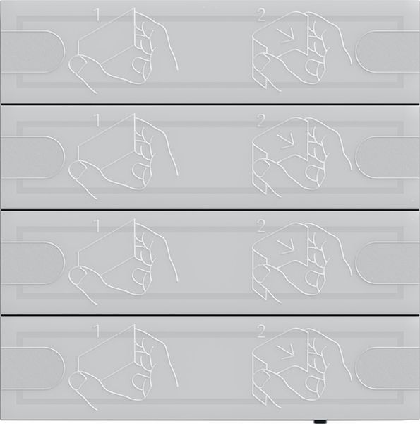 Gira 5054028 Tastsens.4.95 24 V 4f Anthrazit