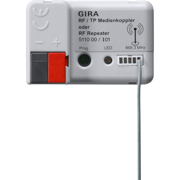 Gira 511000 RF TP Medienkoppler oder RF Repeater für KNX