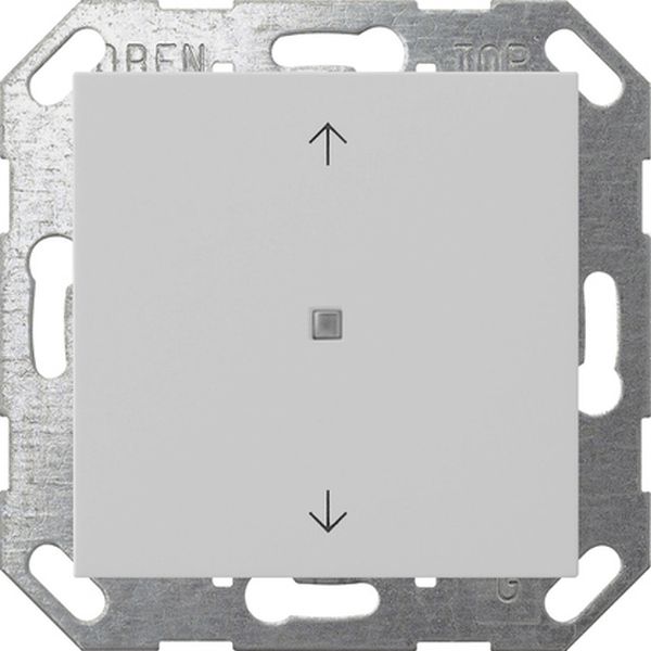 Gira 5172015 Taster mit Wippe 1-fach Pfeilsymbole für One und KNX System 55 Grau matt