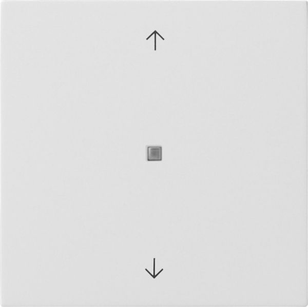 Gira 5172112 Taster mit Wippe 1-fach Pfeilsymbole für One und KNX Reinweiß glänzend