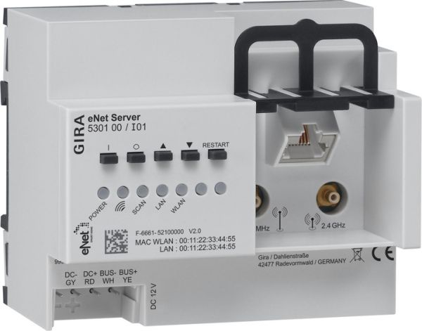 Gira 530100 Server REG Gira eNet