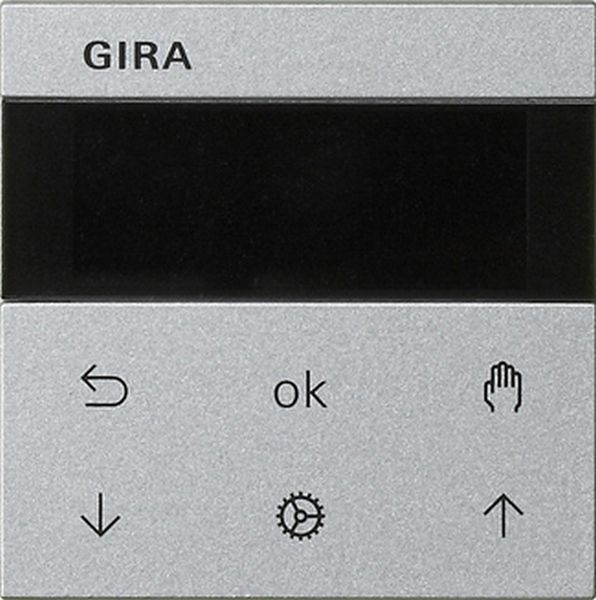 Gira 536626 S3000 Jal.-/Schaltuhr Display System 55 F Alu