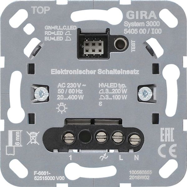 Gira 540500 System 3000 Elektronischer Schalteinsatz