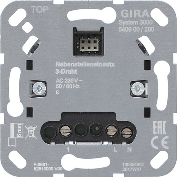 Gira 540900 S3000 Nebenst.eins. 3-Dr Einsatz