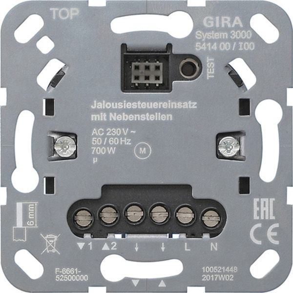 Gira 541400 S3000 Jal.steuereins. + Nebenst.eing. Einsatz
