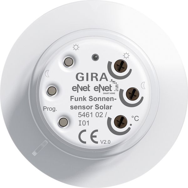 Gira 546102 eNet Funk Sonnensensor Solar Reinweiß