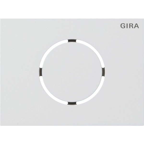 Gira 5579902 System 106 Frontplatte Türstationsmodul Verkehrsweiß (lackiert)