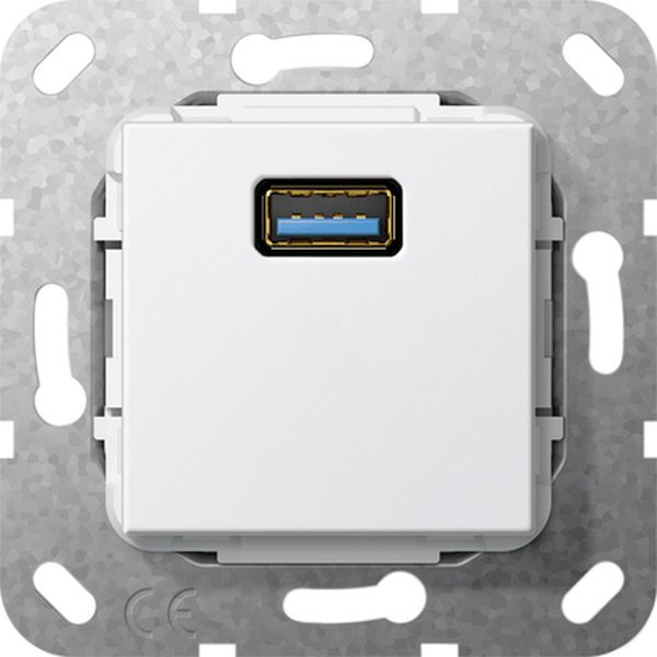 Gira 568203 USB 3.0 A Kpl. Einsatz Reinweiß
